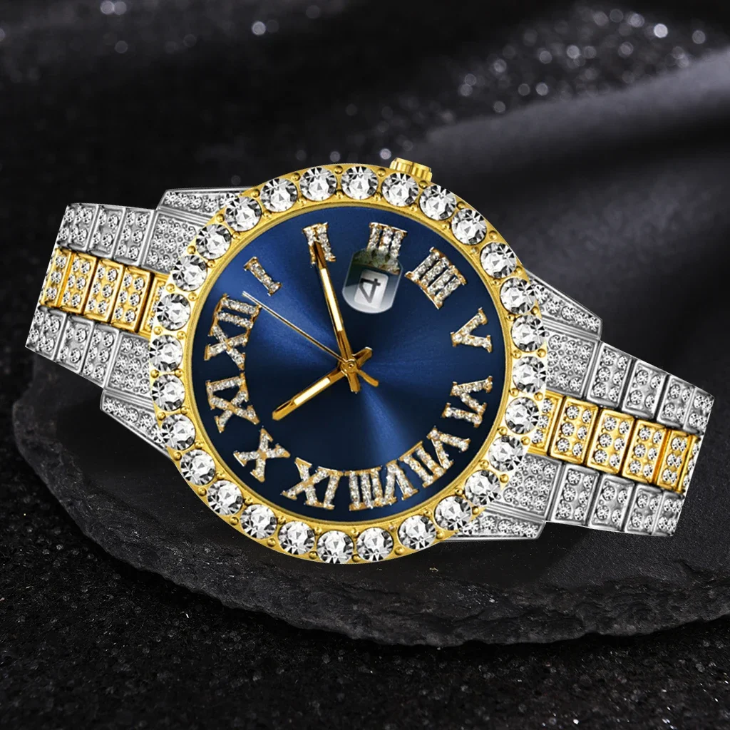 Luxury Watch Iceberg - Iced Out jam tangan penuh berlian