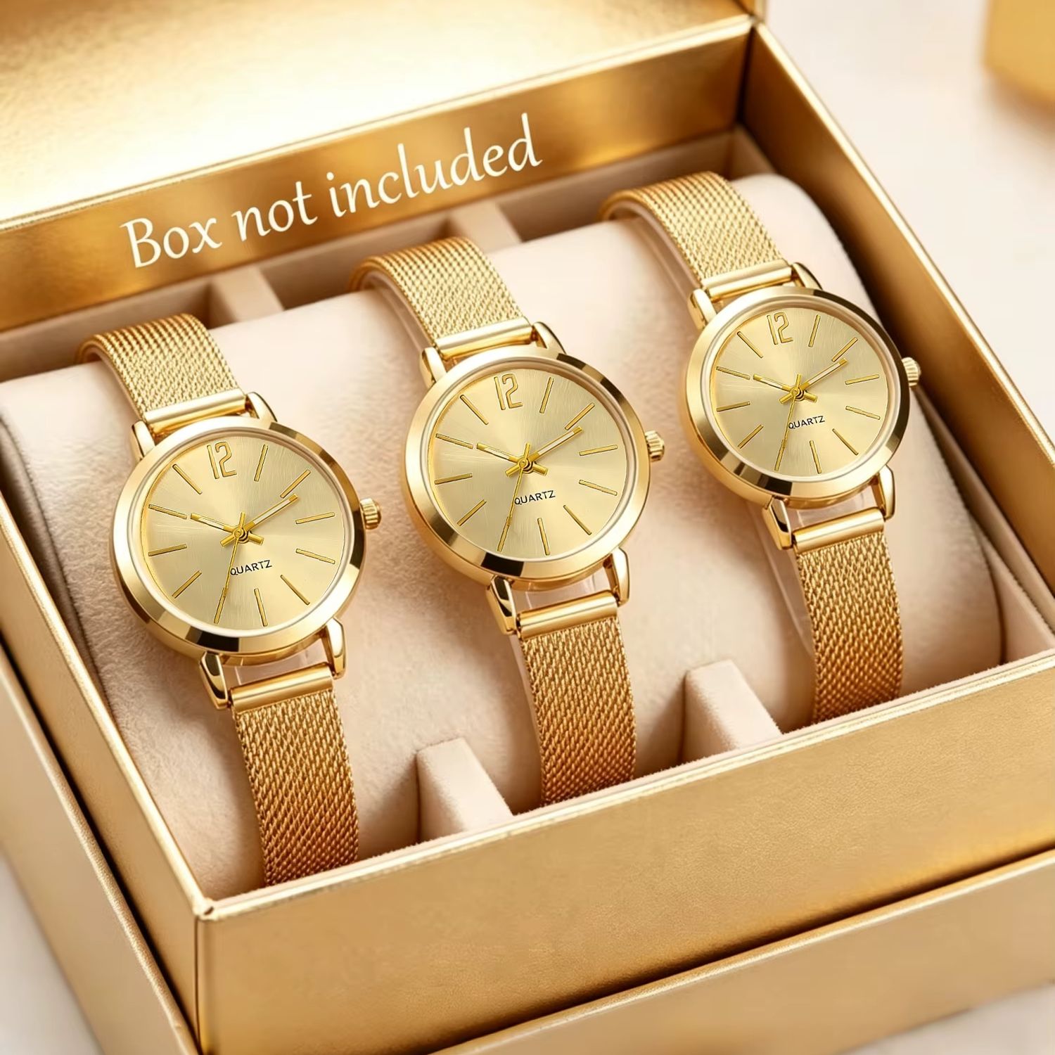 Luxury Watch Gift For Her - Set 3 Jam Tangan Wanita Minimalis