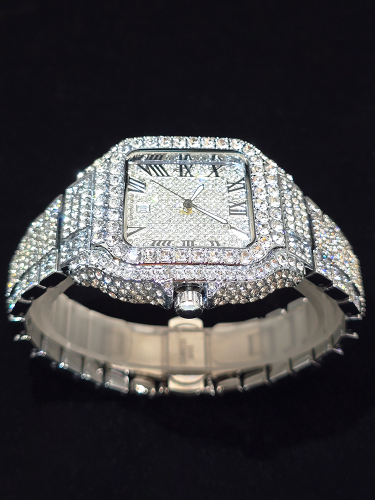 Jam Tangan Quartz Hip Hop Pria - Luxury Watch Iceberg ulasan dan harga
