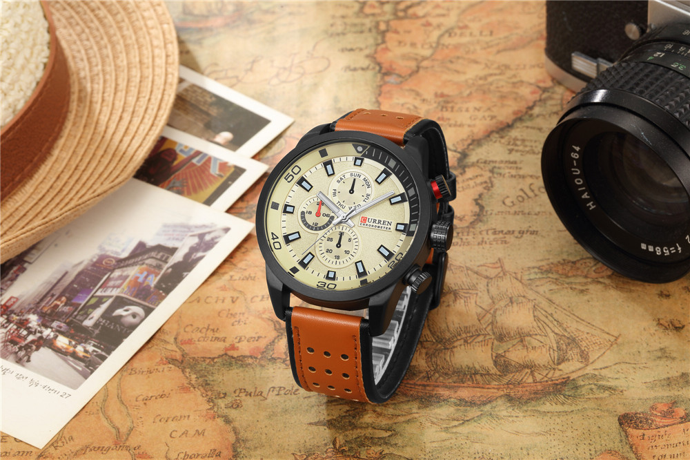 2017 CURREN Gaya Watch Pria Me - Luxury Watch Maker ulasan dan harga