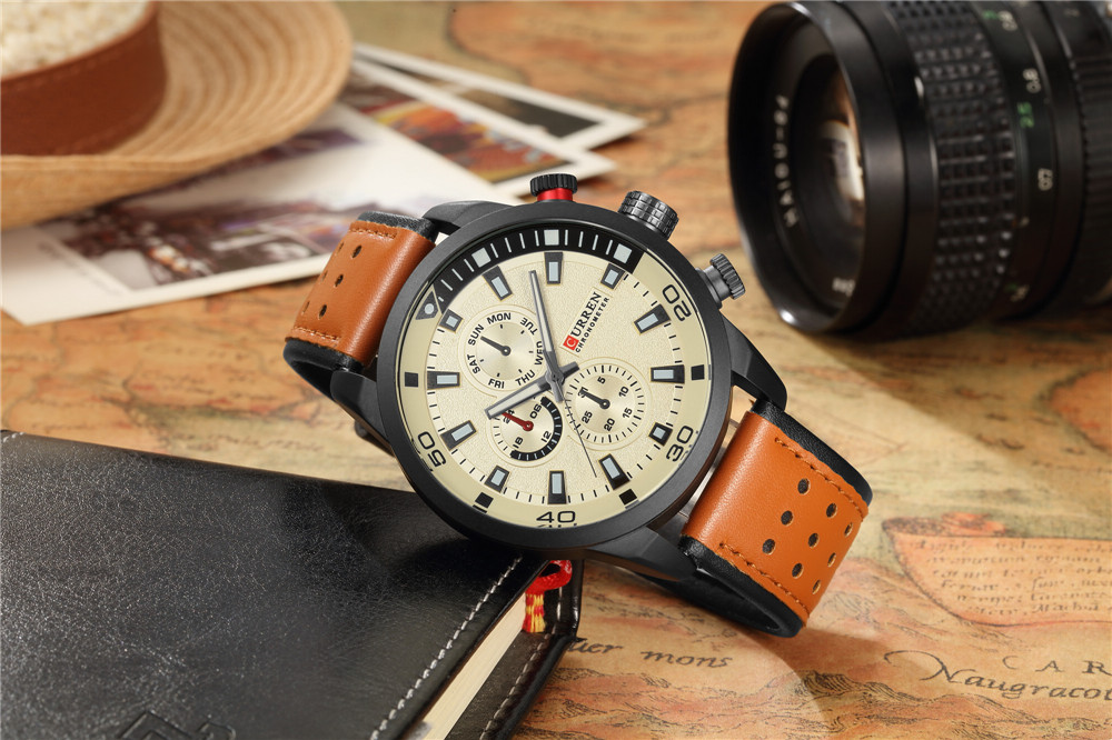 2017 CURREN Gaya Watch Pria Me - Luxury Watch Maker ulasan dan harga