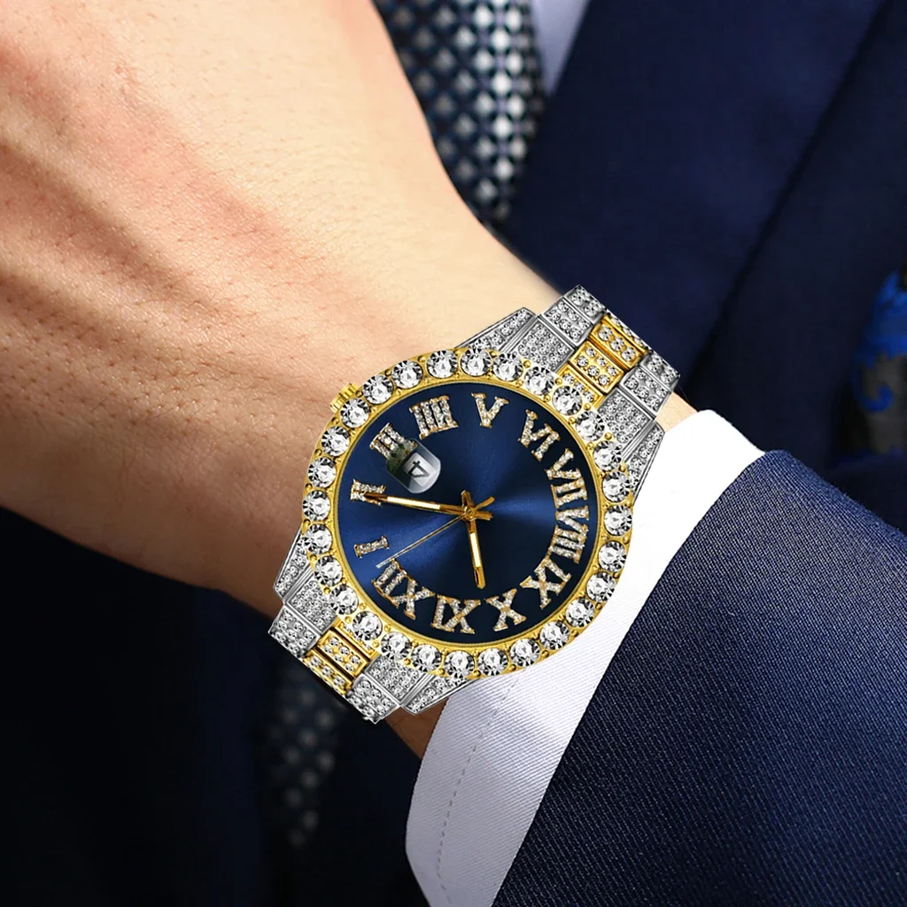 Iced Out jam tangan penuh berl - Luxury Watch Iceberg ulasan dan harga