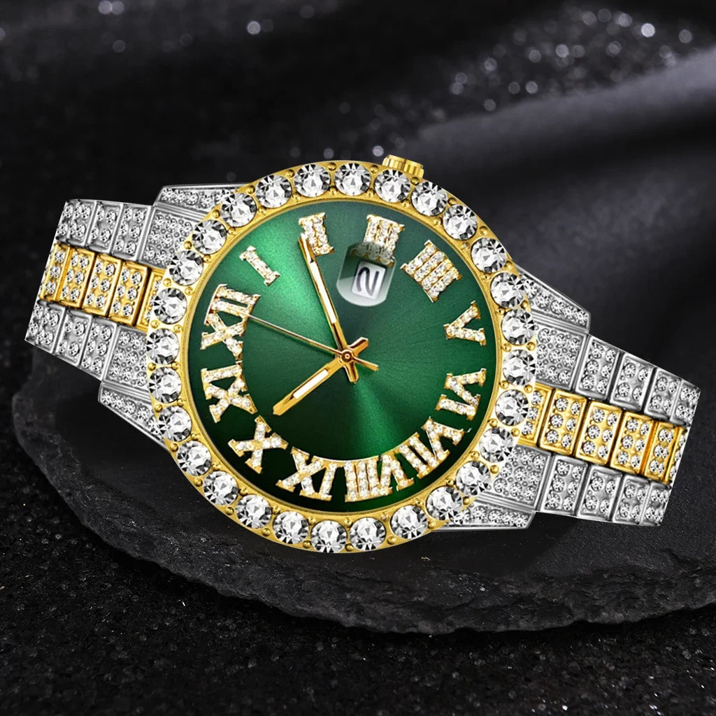 Iced Out jam tangan penuh berl - Luxury Watch Iceberg ulasan dan harga