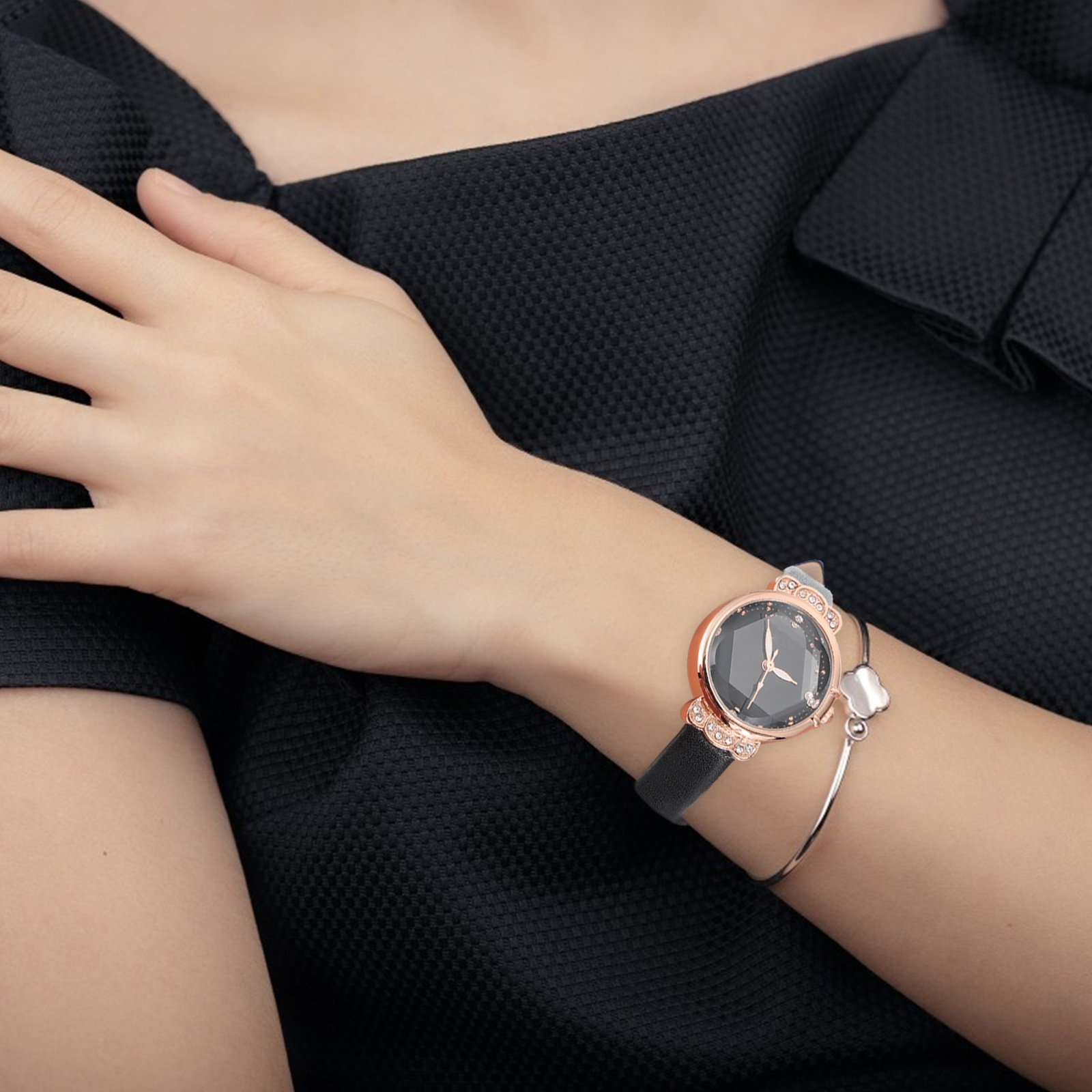 Jam Tangan Wanita Berhias Batu - Luxury Watch Gift For Her ulasan dan harga