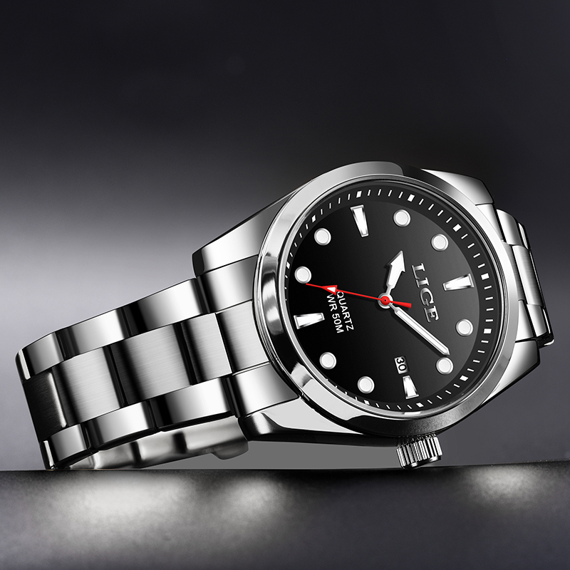LIGE jam tangan kuarsa modis u - Luxury Watch Top 10 ulasan dan harga