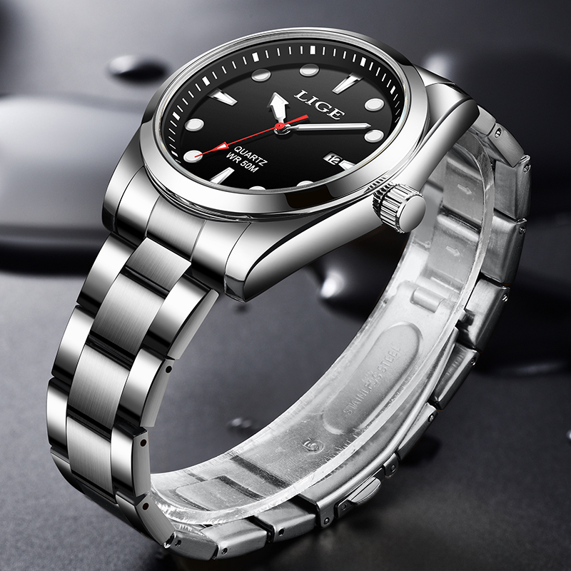 LIGE jam tangan kuarsa modis u - Luxury Watch Top 10 ulasan dan harga