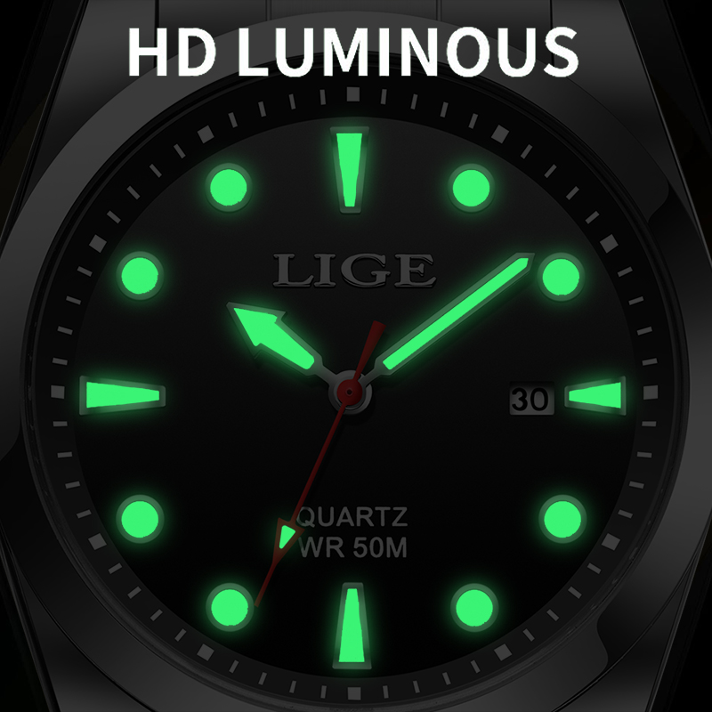 LIGE jam tangan kuarsa modis u - Luxury Watch Top 10 ulasan dan harga