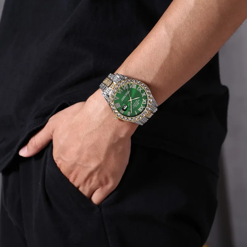 Jam Tangan Quartz Mewah Berlap - Luxury Watch Iceberg ulasan dan harga