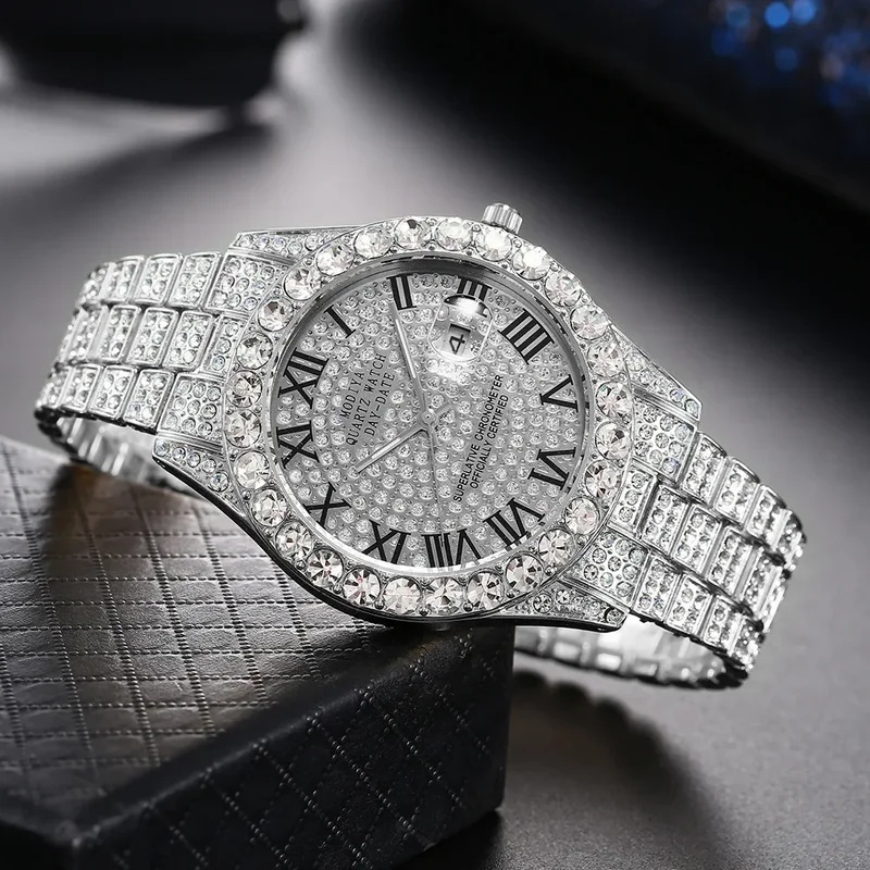 Jam Tangan Quartz Mewah Berlap - Luxury Watch Iceberg ulasan dan harga