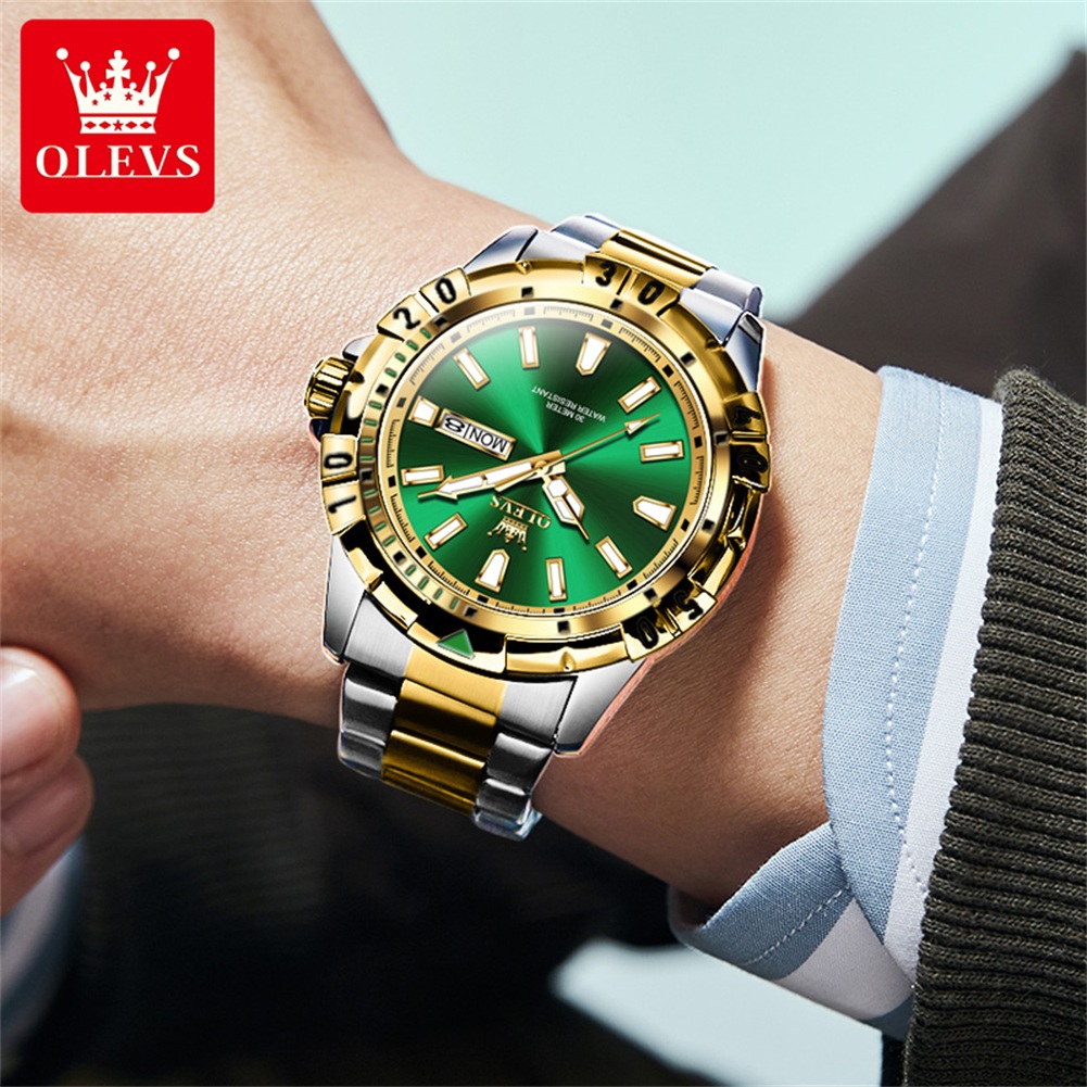 OLEVS 5560 Jam Tangan Kuarsa M - Luxury Watch Maker ulasan dan harga