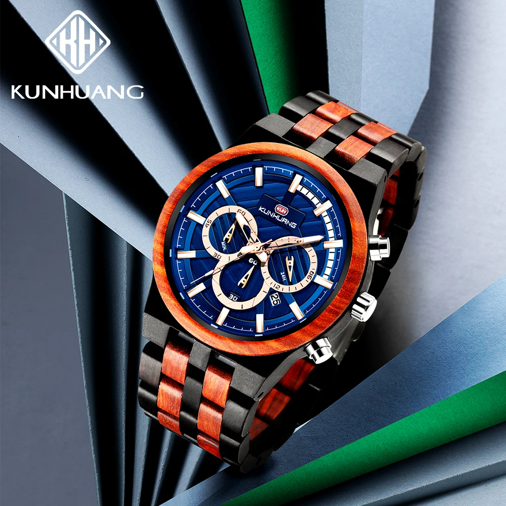 Jam Tangan Pria Kayu Mewah Ret - Luxury Watch Top 10 ulasan dan harga