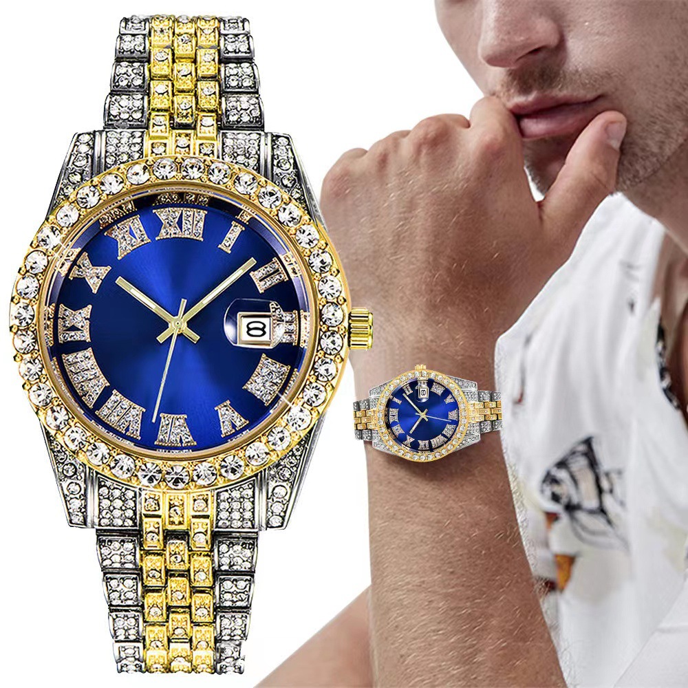 Jam Tangan Kalender Pria Mewah - Luxury Watch Iceberg ulasan dan harga