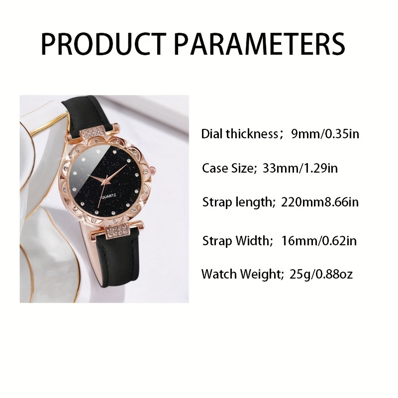 Jam Tangan Quartz Starry Fashi - Luxury Watch Gift For Her ulasan dan harga