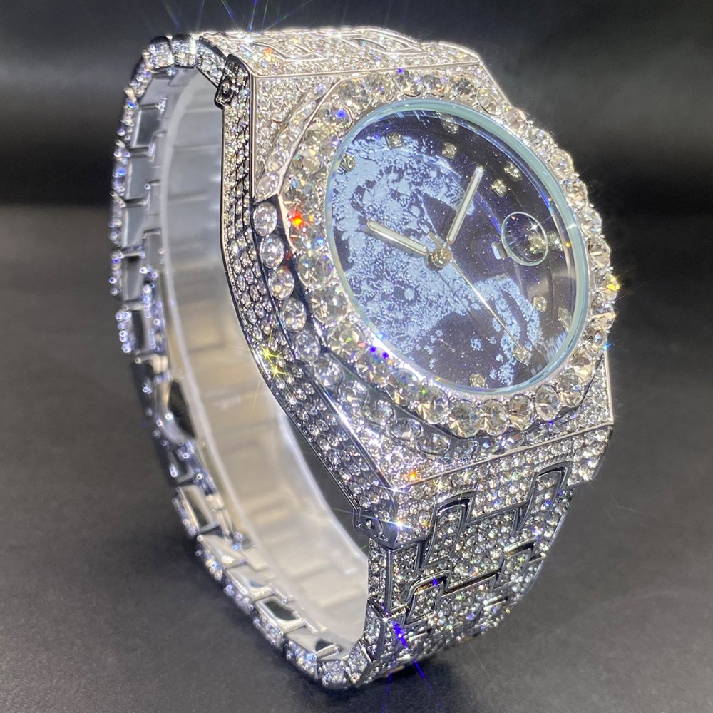 Jam Tangan Quartz Pria Hip Hop - Luxury Watch Iceberg ulasan dan harga