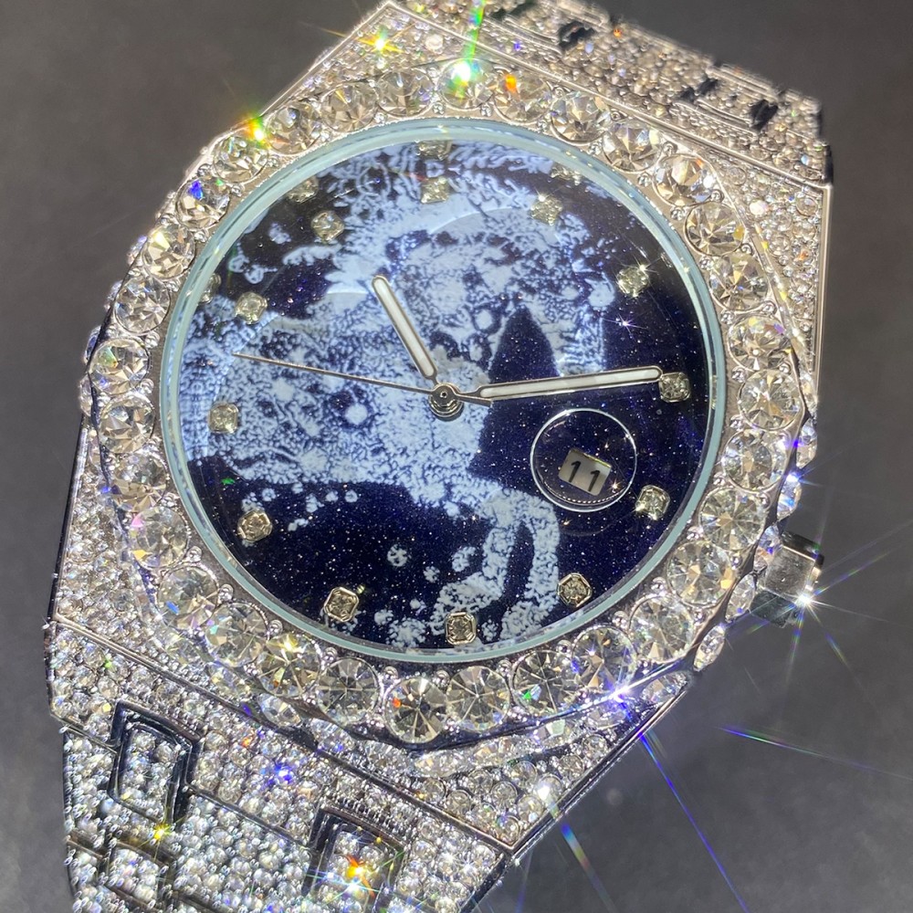 Jam Tangan Quartz Pria Hip Hop - Luxury Watch Iceberg ulasan dan harga