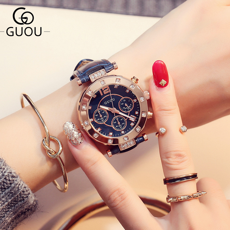 GUOU 2018 jam tangan wanita Fa - Luxury Watch Top 10 ulasan dan harga