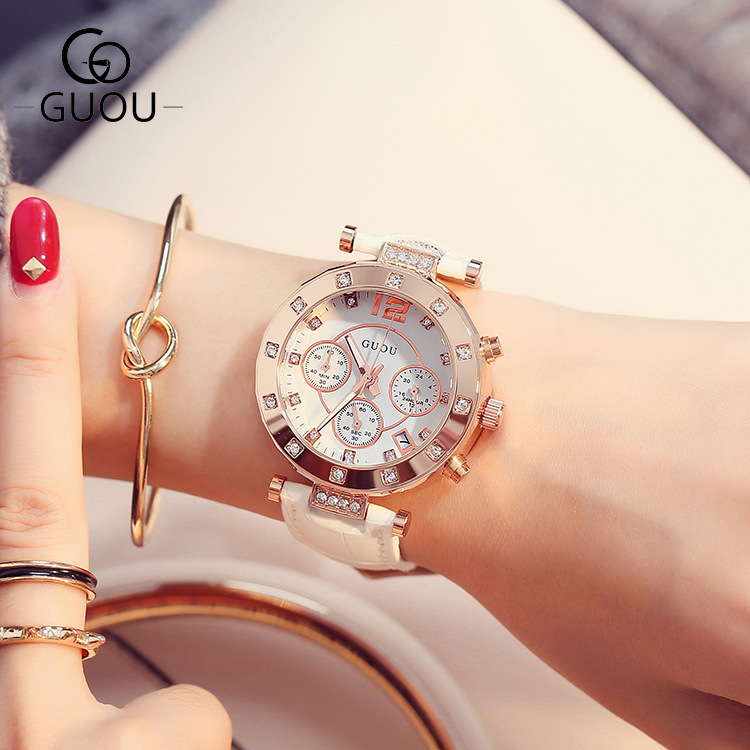 GUOU 2018 jam tangan wanita Fa - Luxury Watch Top 10 ulasan dan harga