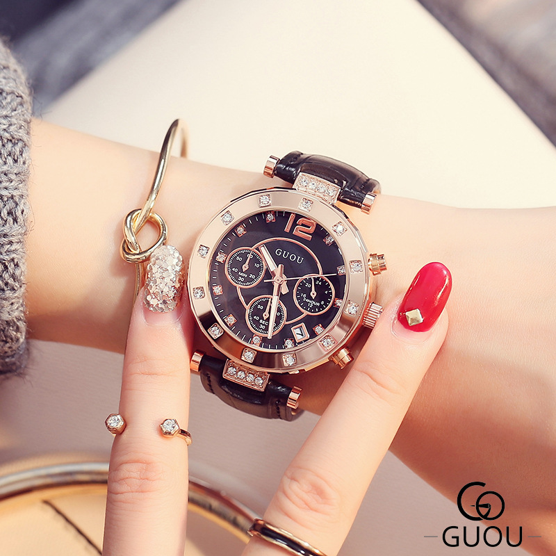 GUOU 2018 jam tangan wanita Fa - Luxury Watch Top 10 ulasan dan harga