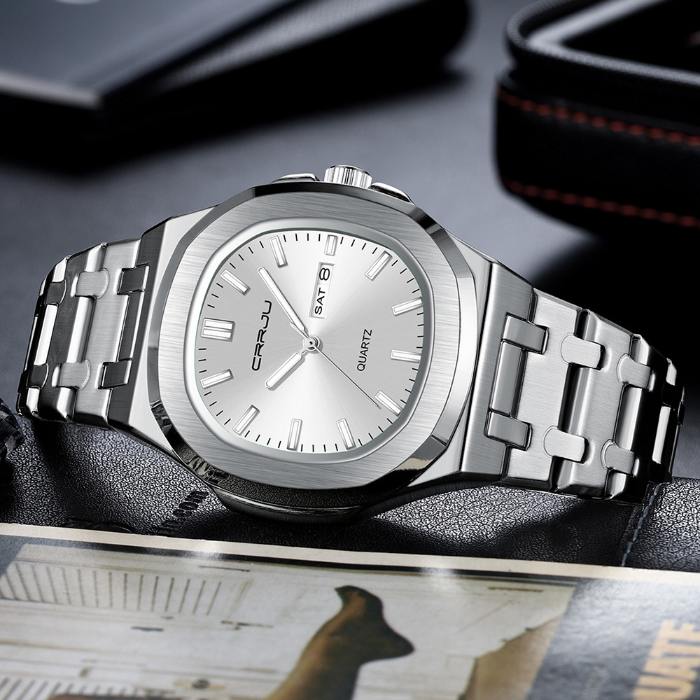 CRRJU 5039 Jam Tangan Pria Mer - Luxury Watch Top 10 ulasan dan harga