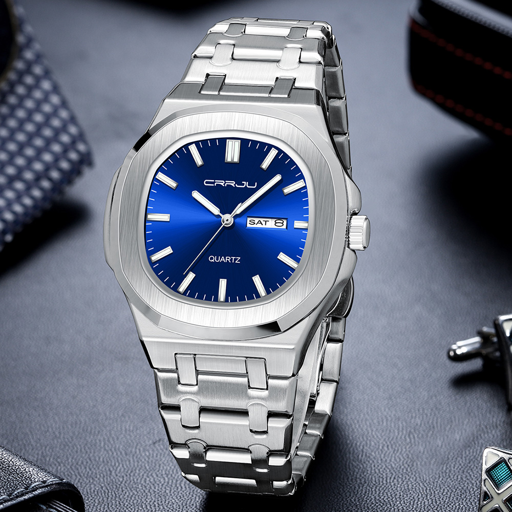 CRRJU 5039 Jam Tangan Pria Mer - Luxury Watch Top 10 ulasan dan harga