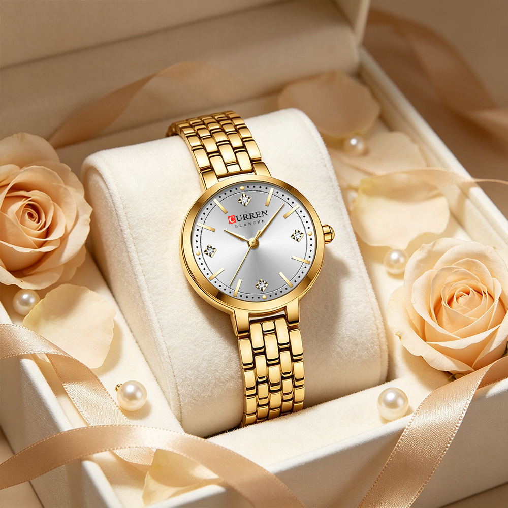 CURREN Jam Tangan Wanita Minim - Luxury Watch Gift For Her ulasan dan harga