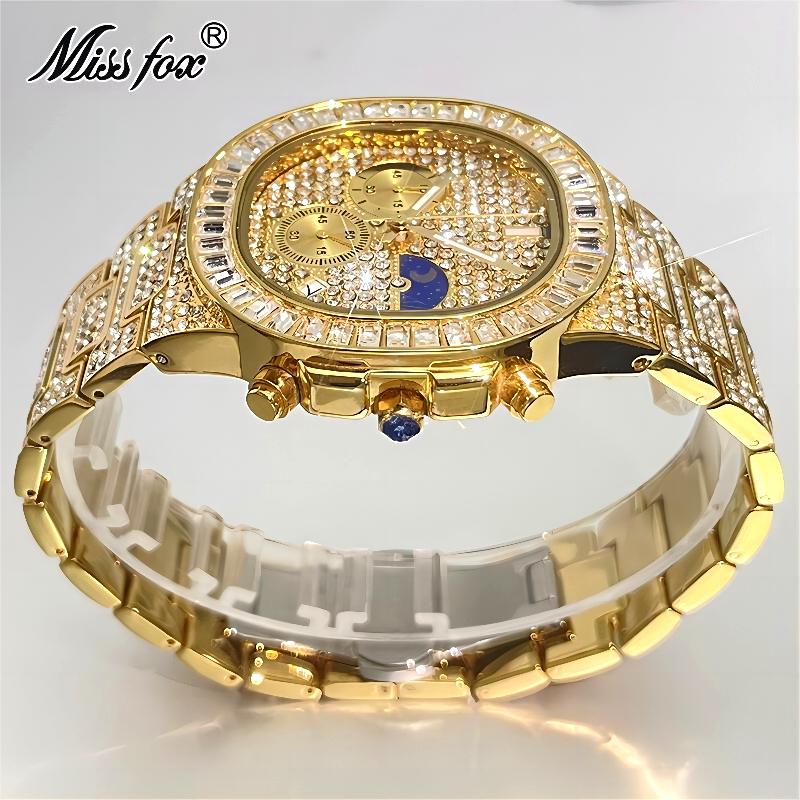 MISSFOX jam tangan pria, mewah - Luxury Watch Iceberg ulasan dan harga