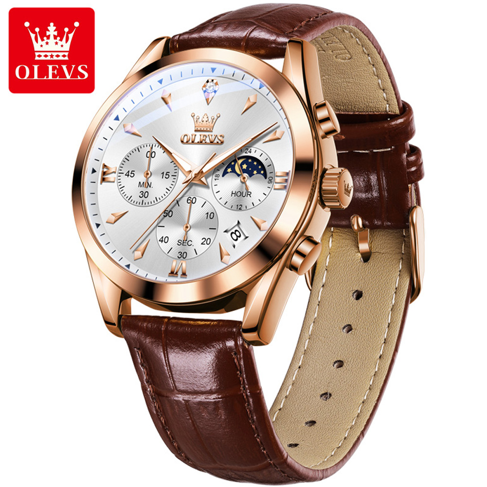 OLEVS jam tangan Quartz pria,  - Luxury Watch Maker ulasan dan harga